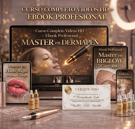 Accede al Pack Master en Dermapen + 10 Bonos de Regalo SOLO HOY !🎁